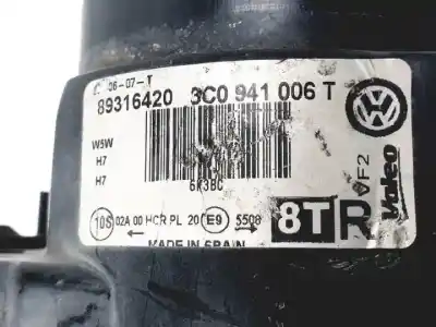 Автозапчастина б/у права фа для volkswagen passat variant (3c5) bmp посилання на oem iam 1el24701401 halogeno 3c0941005j 