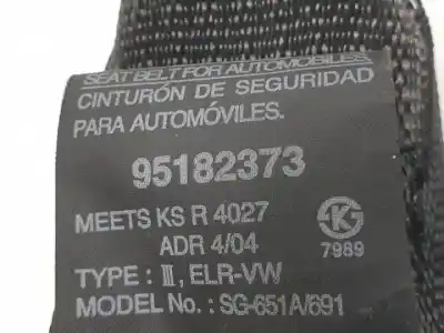 Автозапчастина б/у задній лівий ремін безпеки для opel antara z22d1 посилання на oem iam 95182373   Автозапчастина б/у задній лівий ремін безпеки для opel antara z22d1 посилання на oem iam 95182373