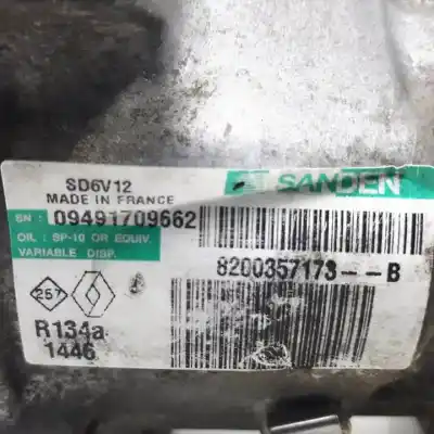 Автозапчасти б/у компрессор кондиционера воздуха за renault clio iii d4f740 ссылки oem iam 8200357173b  