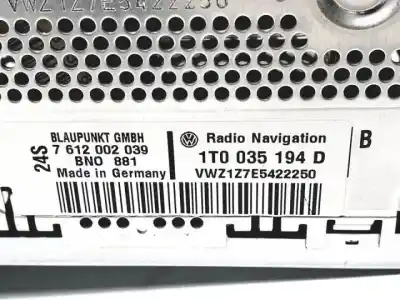 Автозапчасти б/у gps-навигационная система за volkswagen passat variant (3c5) bmp ссылки oem iam 1t0035194d  