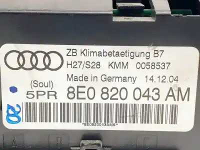 Автозапчасти б/у климат-контроль за audi a4 avant (8e) bgb ссылки oem iam 8e0820043am  