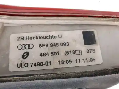 Автозапчасти б/у внутренний левый задний фонарь за audi a4 avant (8e) bre ссылки oem iam 8e9945093  