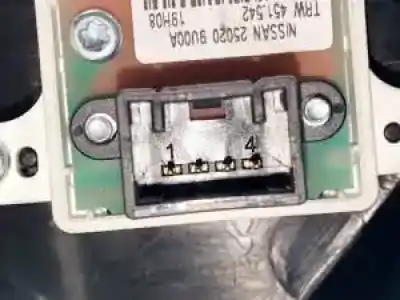 Second-hand car spare part heating / air conditioning control panel for nissan note (e11e) cr14de oem iam references n107001b  