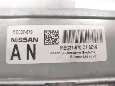 Second-hand car spare part ecu engine control for nissan note (e11e) cr14de oem iam references mec37670c18z16  