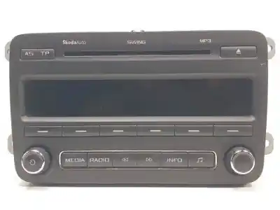 Автозапчасти б/у аудиосистема / радио cd за skoda fabia (5j2) cbzc ссылки oem iam 5j0035161d