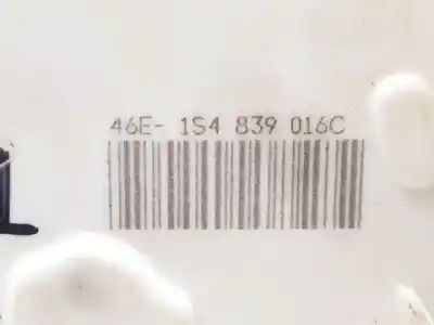 Автозапчасти б/у замок задней правой двери за skoda fabia (5j2) cbzc ссылки oem iam 1s4839016c  