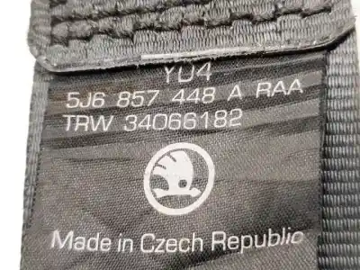 Автозапчасти б/у задний правый ремень безопасности за skoda fabia (5j2) cbzc ссылки oem iam 5j6857448araa  