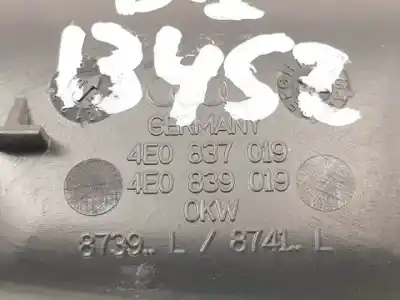 Автозапчастина б/у ліва передня внутрішня ручка для audi a8 (4e2) asb посилання на oem iam 4e0837019  