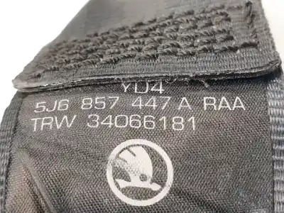 Автозапчасти б/у задний левый ремень безопасности за skoda fabia (5j2) cbzc ссылки oem iam 5j6857447araa  