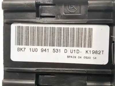Автозапчастина б/у управління світлом для skoda fabia (5j2) cbzc посилання на oem iam 1u0941531d  