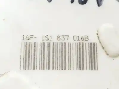 Автозапчасти б/у замок передней правой двери за skoda fabia (5j2) cbzc ссылки oem iam 1s1837016b  