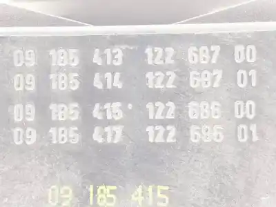 Pezzo di ricambio per auto di seconda mano comando pulito per opel combo y17dt riferimenti oem iam 09185415  