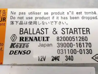Автозапчастина б/у блок управління ксеноновими фарами для renault vel satis (bj0) p9x701 посилання на oem iam 8200051260  0311000130