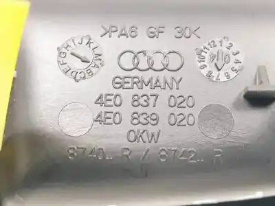 Автозапчастина б/у внутрішня задня права ручка для audi a8 (4e2) asb посилання на oem iam 4e0837020  