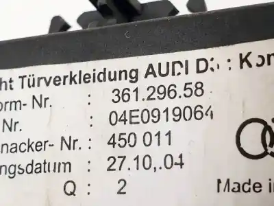 Автозапчастина б/у модуль комфорт для audi a8 (4e2) asb посилання на oem iam 04e0919064  