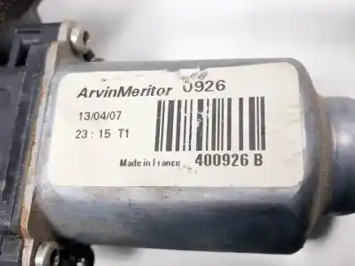 Peça sobressalente para automóvel em segunda mão elevador de vidros dianteiro direito por nissan note (e11e) k9k276 referências oem iam 400926b  