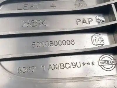 Second-hand car spare part interior left rear handle for nissan note (e11e) k9k276 oem iam references 80670axbc9u  