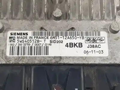 Second-hand car spare part ecu engine control for ford c-max (cb3) kkda oem iam references 5ws40512b  