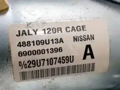 Second-hand car spare part steering column for nissan note (e11e) k9k276 oem iam references 488109u13a  285009u05a