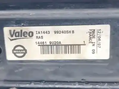 Peça sobressalente para automóvel em segunda mão intercooler por nissan note (e11e) k9k276 referências oem iam 144619u20a  