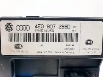 Автозапчасти б/у комфортный модуль за audi a8 (4e2) asb ссылки oem iam 4e0907289b  5dk00843209
