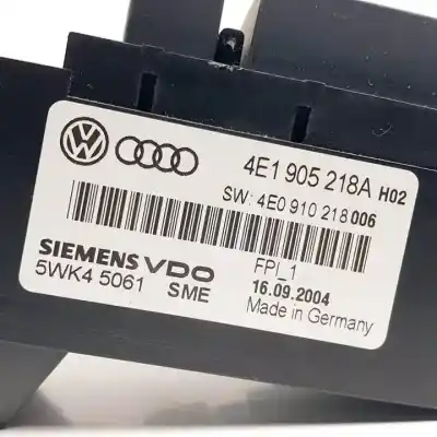 Автозапчасти б/у электронный модуль за audi a8 (4e2) asb ссылки oem iam 4e1905218a  