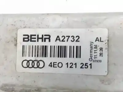 Автозапчастина б/у водяний радіатор для audi a8 (4e2) asb посилання на oem iam 4e0121251  
