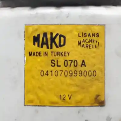 Second-hand car spare part right fog light for fiat i doblò (119) 186a9000 oem iam references 041070999000  