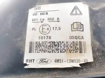 Автозапчастина б/у ліва фара для ford focus c-max (cap) d-kkda посилання на oem iam 4m5113w030ad  4m5113k060ba