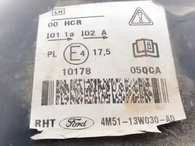 Автозапчастина б/у ліва фара для ford focus c-max (cap) d-kkda посилання на oem iam 4m5113w030ad  4m5113k060ba