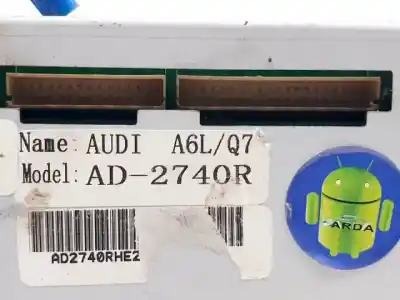 Second-hand car spare part multifunction display for audi a6 berlina (4f2) bmk oem iam references   