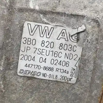 Second-hand car spare part air conditioning compressor for volkswagen phaeton (3d2/3d8) bkl oem iam references 3b0820803c  