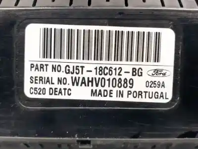 Second-hand car spare part climate control for ford kuga (cbs) xwmb oem iam references gj5t18c612bg  