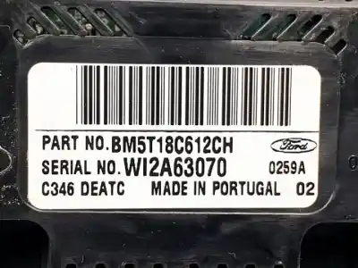 Second-hand car spare part climate control for ford focus lim. (cb8) t3da oem iam references bm5t18c612ch  