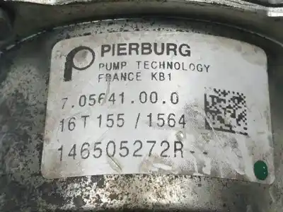 Автозапчастина б/у галмумний депресор / вакуумний насос для dacia duster k9k666 посилання на oem iam 146505272r  