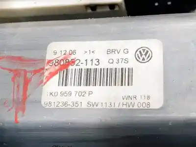 Автозапчастина б/у регулятор переднього правого скла для volkswagen passat variant (3c5) bkp посилання на oem iam   