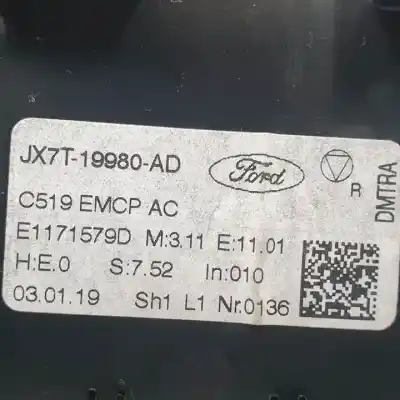Second-hand car spare part heating / air conditioning control panel for ford focus ztda oem iam references jx7t19980ad  