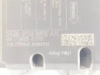 Автозапчастина б/у блок управління подушками безпеки для skoda superb (3v3) crlb посилання на oem iam a2c94944306  