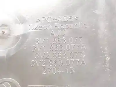 Автозапчастина б/у попільничка для skoda superb (3v3) crlb посилання на oem iam 3v1863077a  