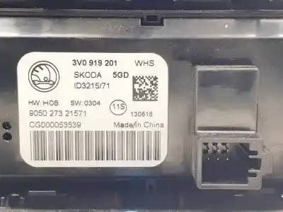 Автозапчасти б/у многофункциональный дисплей за skoda superb (3v3) crlb ссылки oem iam 3v0919201  