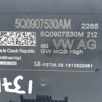 Автозапчастина б/у електронний модуль для skoda superb (3v3) crlb посилання на oem iam 5q0907530am  