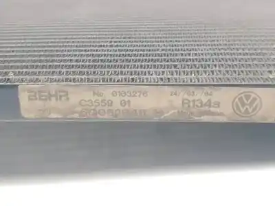 Автозапчастина б/у конденсат/радіатор кондиционера для skoda fabia familiar (6y5) azq посилання на oem iam 6q0820411h  