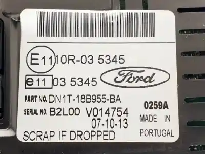 Автозапчасти б/у многофункциональный дисплей за ford ecosport (cr6) m1jj ссылки oem iam dn1t18b955ba  