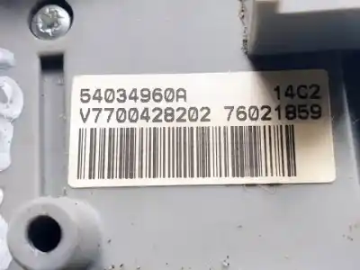 Автозапчастина б/у команда чистити для renault scenic (ja..) k4m701 посилання на oem iam 37001a  