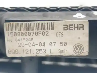 Автозапчасти б/у водяной радиатор за skoda fabia familiar (6y5) azq ссылки oem iam 6q0121253l  