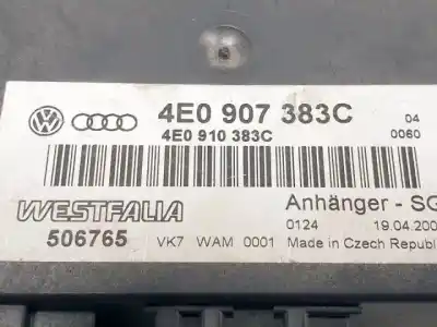 Second-hand car spare part electronic module for audi q7 (4l) bug oem iam references 4e0907383c  