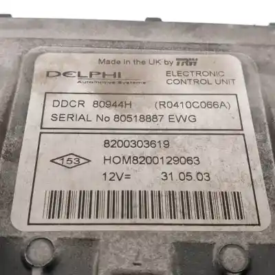 Автозапчасти б/у блок управления двигателем за renault clio ii fase ii (b/cb0) k9k704 ссылки oem iam 8200303619  r0410c066a