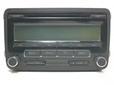 Pièce détachée automobile d'occasion SYSTÈME AUDIO / RADIOCD pour SEAT LEON (1P1)  Références OEM IAM 5P0035186B  