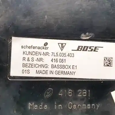 Автозапчастина б/у аудіо система / радіо cd для porsche cayenne (typ 9pa) m4800 посилання на oem iam 7l5035403  