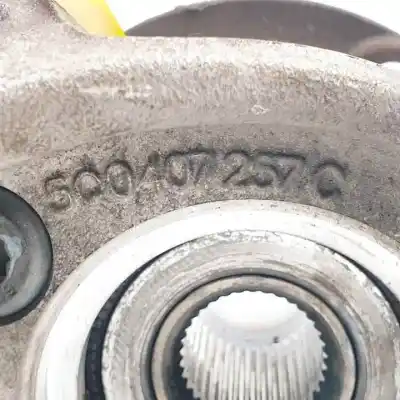 Second-hand car spare part front left knuckle for skoda superb (3v3) crlb oem iam references 5q0407257c  